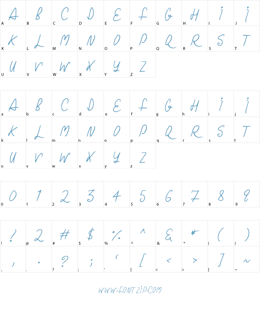 Christmas Curls Font Character